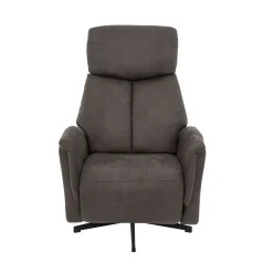 Aarhus Elektrische Relaxfauteuil Antraciet suede