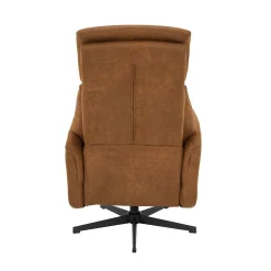 Aarhus Elektrische Relaxfauteuil Cognac suede