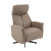 Aarhus Elektrische Relaxfauteuil Taupe suede