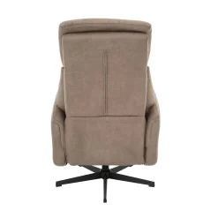 Aarhus Elektrische Relaxfauteuil Taupe suede