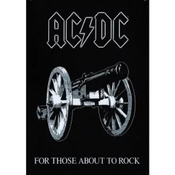 AC/DC For Those About to Rock - metalen bord