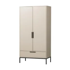 Adam 2-deurs Kledingkast grenen zand 100cm