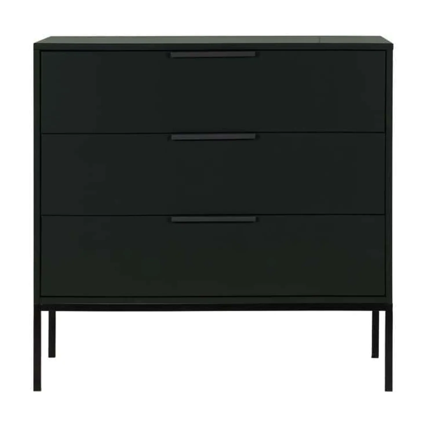 Adam Ladekast grenen zwart 94cm
