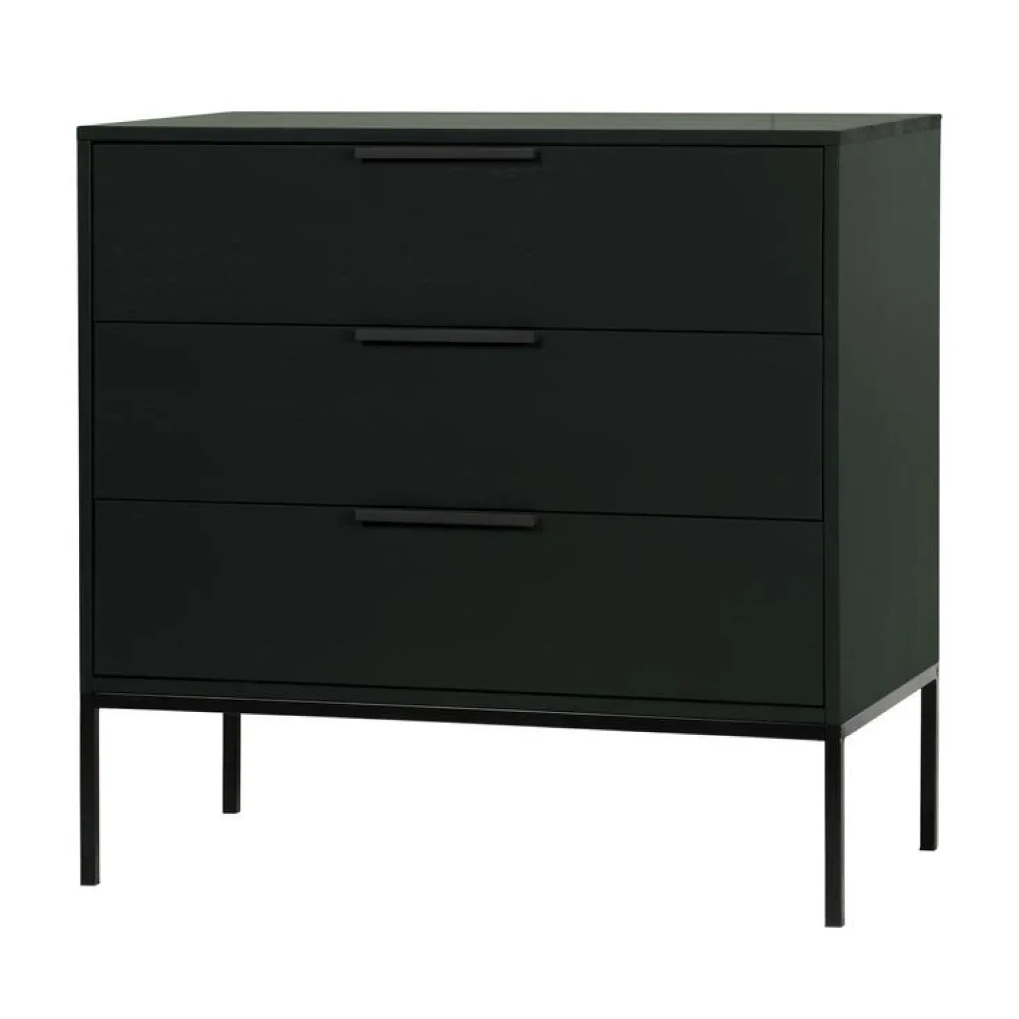 Adam Ladekast grenen zwart 94cm