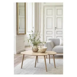 Ada Salontafel set van 2 driehoek Naturel