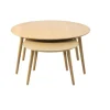 Ada Salontafel set van 2 rond Naturel