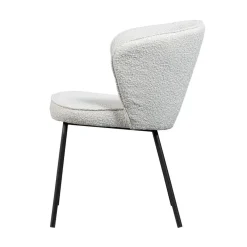 Admit Eetkamerstoel bouclé naturel