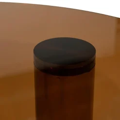 Aero Salontafel rond Bruin 100cm
