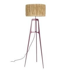 Afra 1-lichts Vloerlamp Plum