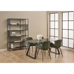 Alanya Eettafel Zwart Keramiek 180cm