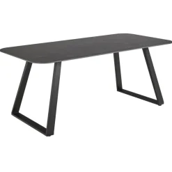 Alanya Eettafel Zwart Keramiek 180cm