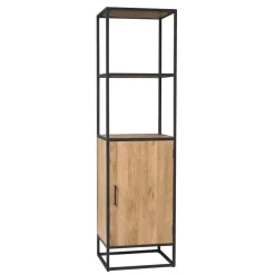 Alaska Boekenkast Met deur Mangohout 55cm