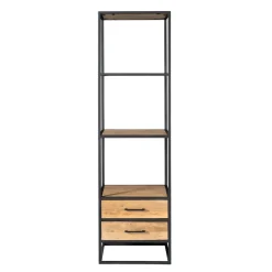 Alaska Boekenkast Met lades Mangohout 55cm