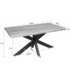 Alaska Boomstamtafel Mangohout 140cm