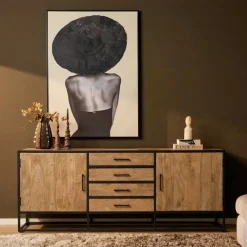 Alaska Dressoir Mangohout 210cm