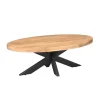 Alaska Salontafel Ovaal Mangohout 130cm