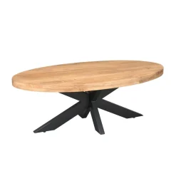 Alaska Salontafel Ovaal Mangohout 130cm