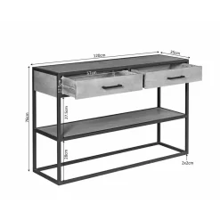 Alaska Sidetable Mangohout 120cm