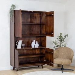 Albin Boekenkast walnoot 120cm