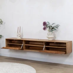 Albin Zwevend Tv meubel naturel 200cm