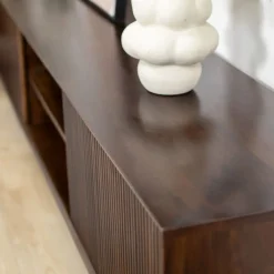 Albin Zwevend Tv meubel walnoot 200cm