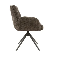 Aldira Eetkamerstoel Hoven taupe-bruin