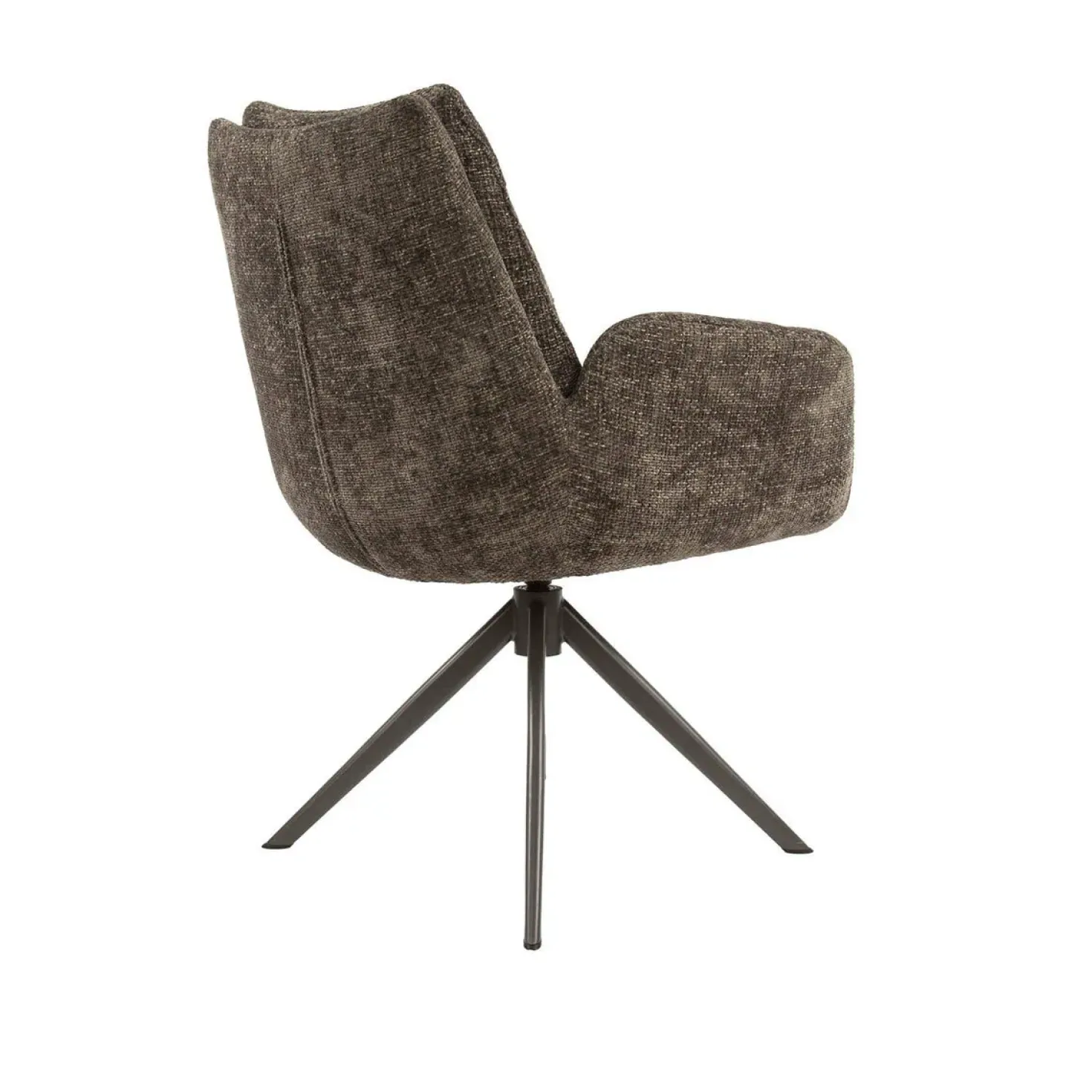 Aldira Eetkamerstoel Hoven taupe-bruin