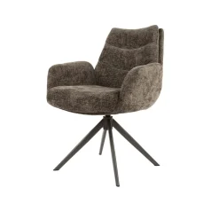 Aldira Eetkamerstoel Hoven taupe-bruin