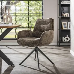 Aldira Eetkamerstoel Taupe