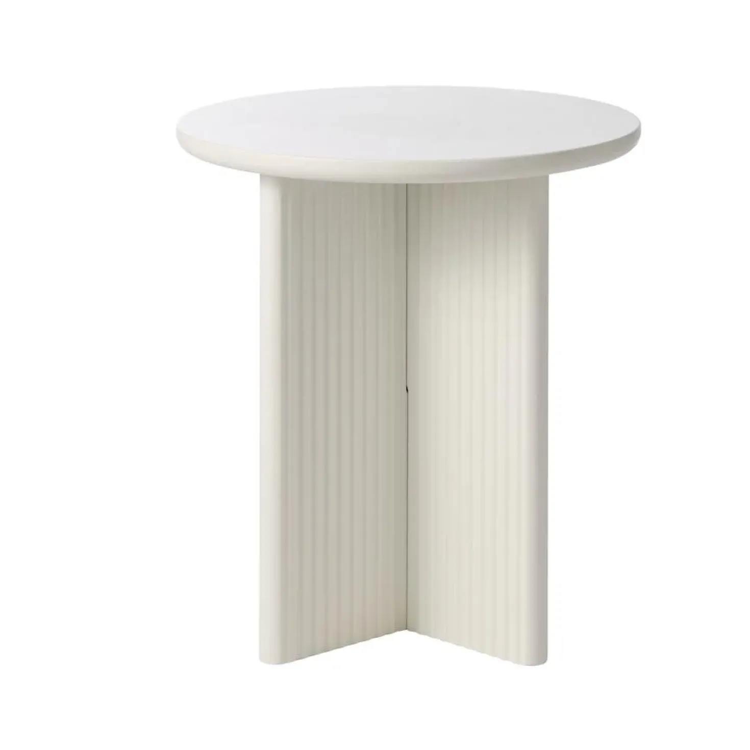 Alejandro Bijzettafel rond 50 cm greige