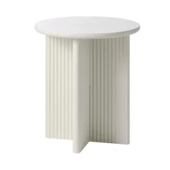 Alejandro Bijzettafel rond 50 cm greige