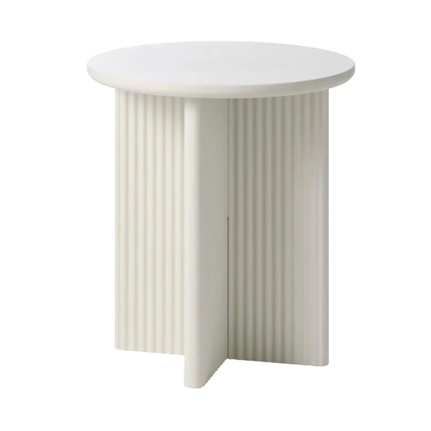 Alejandro Bijzettafel rond 50 cm greige