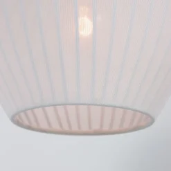 Alessia 3-lichts Hanglamp Travertin met linnen