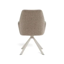 Alice Eetkamerstoel beige met beige onderstel