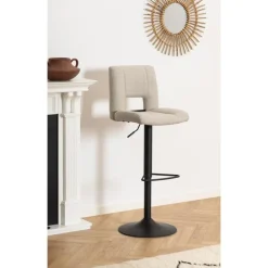Alisanne Barkruk Beige Stof