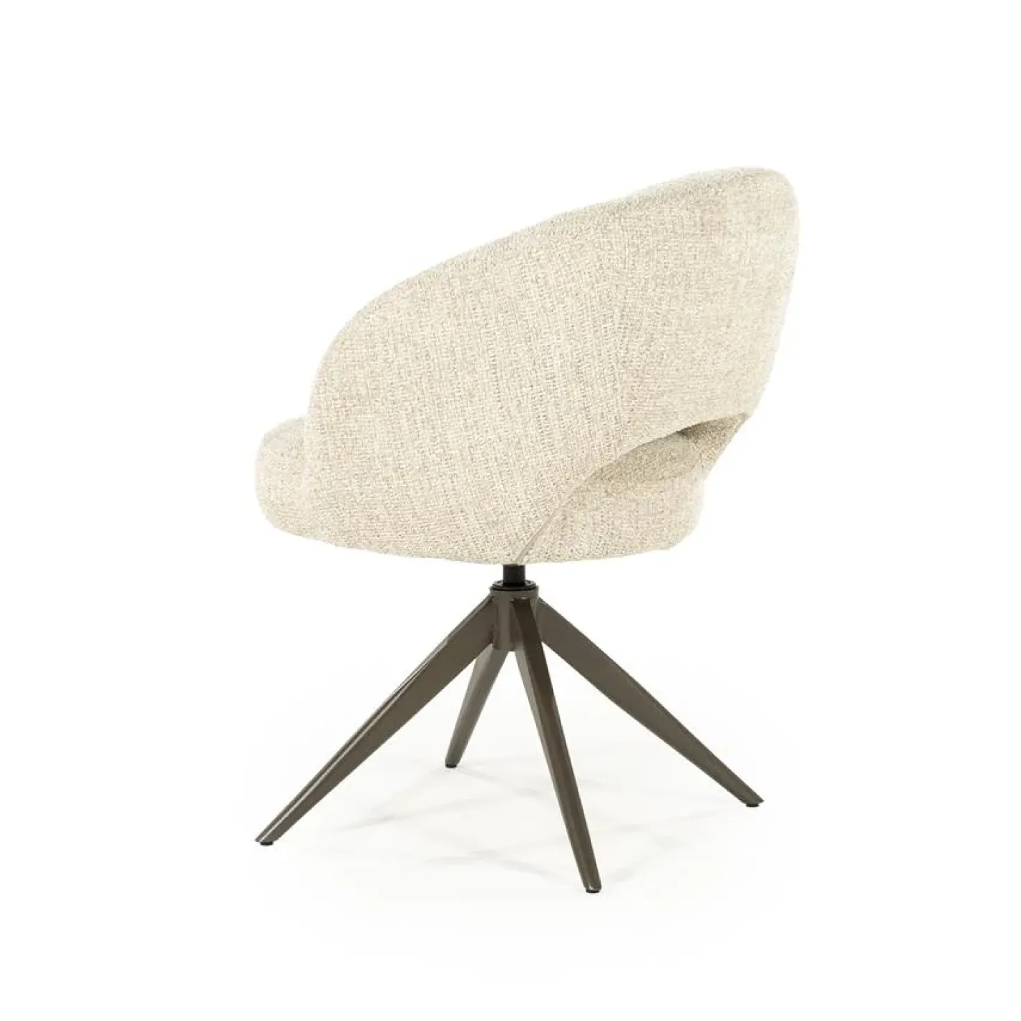 Alissa Eetkamerstoel Beige stof
