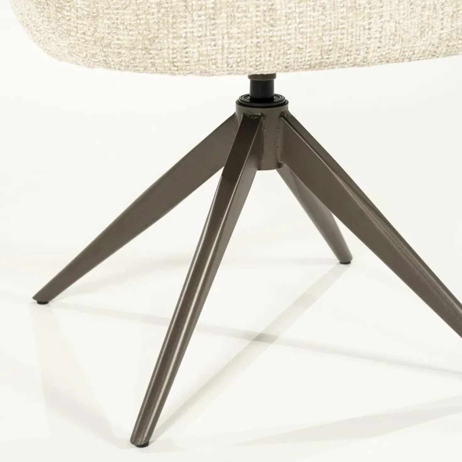Alissa Eetkamerstoel Beige stof