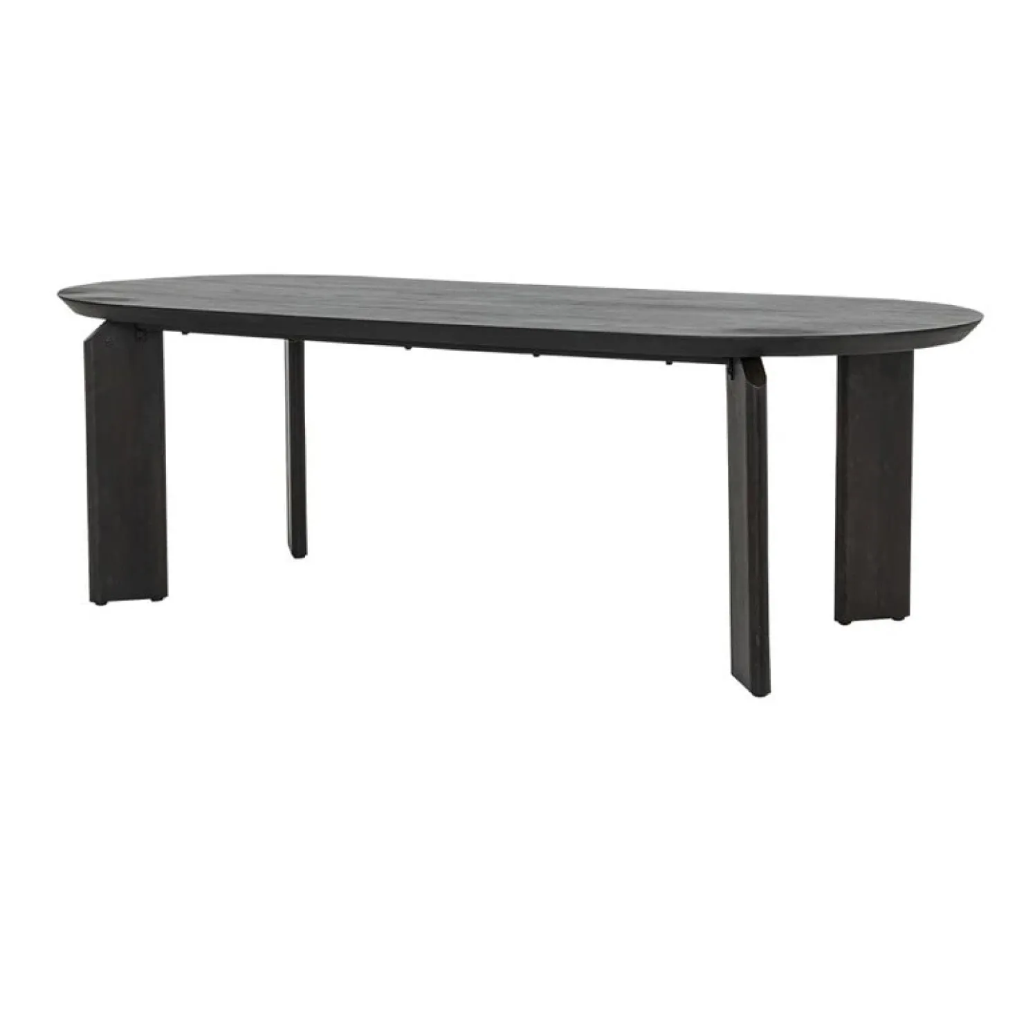 Allure Eettafel ovaal donkerbruin 220cm