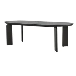 Allure Eettafel ovaal donkerbruin 240cm