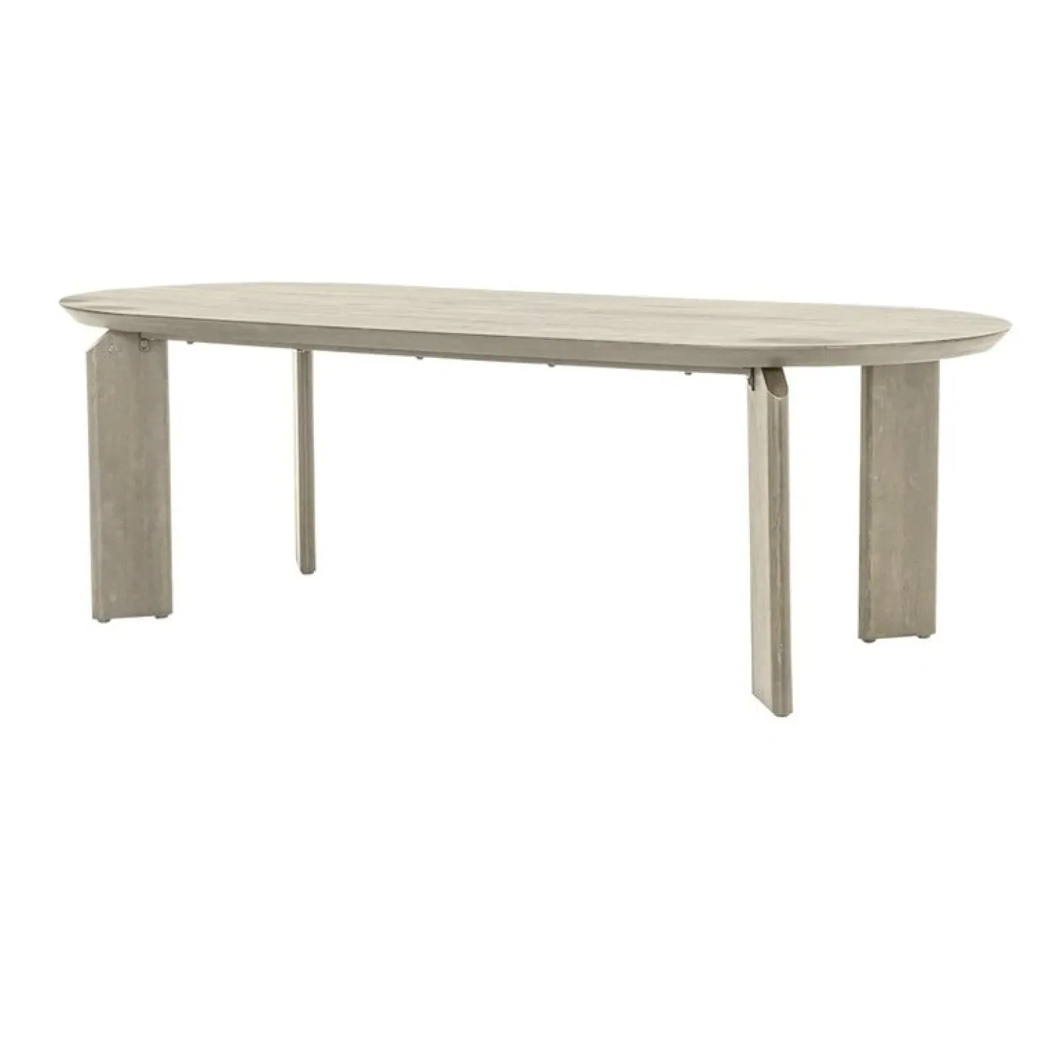 Allure Eettafel ovaal white wash 240cm