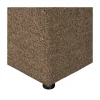 Allure Hocker geweven stof donkerbruin melange