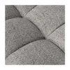 Allure Hocker geweven stof grijs melange