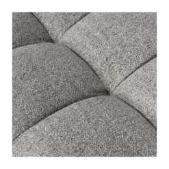 Allure Hocker geweven stof grijs melange