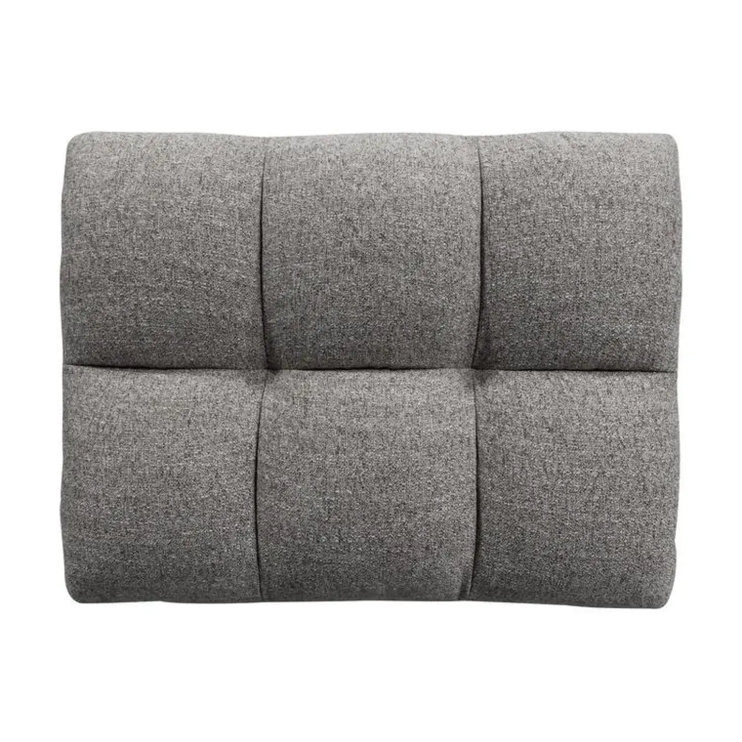 Allure Hocker geweven stof grijs melange