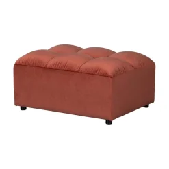 Allure Hocker velvet koper