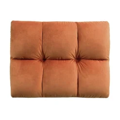 Allure Hocker velvet terracotta