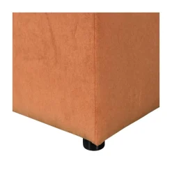 Allure Hocker velvet terracotta