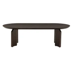 Allure Salontafel ovaal donkerbruin 140cm