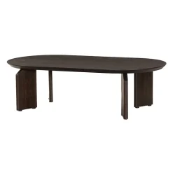 Allure Salontafel ovaal donkerbruin 140cm