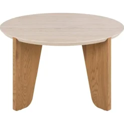 Almari Salontafel Beige rond 80cm